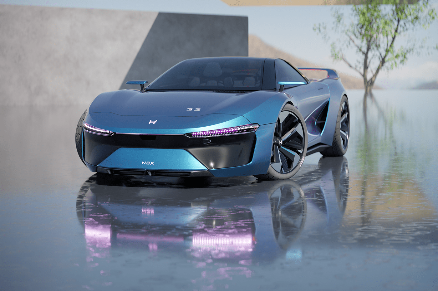 honda，NSX，Sports car，Hybrid，