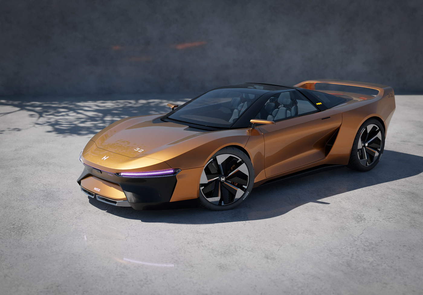 honda，NSX，Sports car，Hybrid，