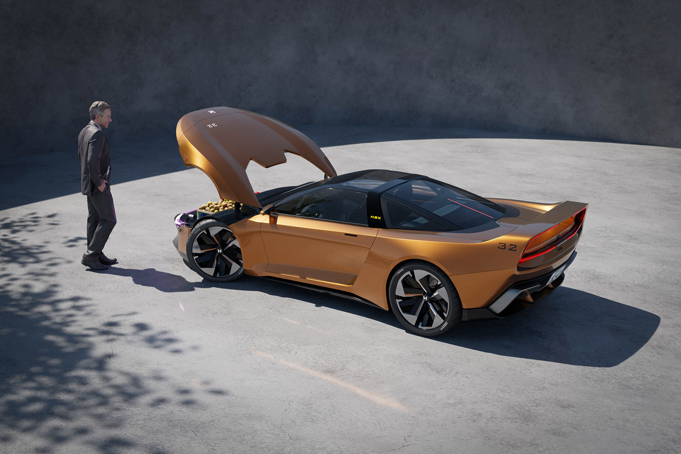 honda，NSX，Sports car，Hybrid，