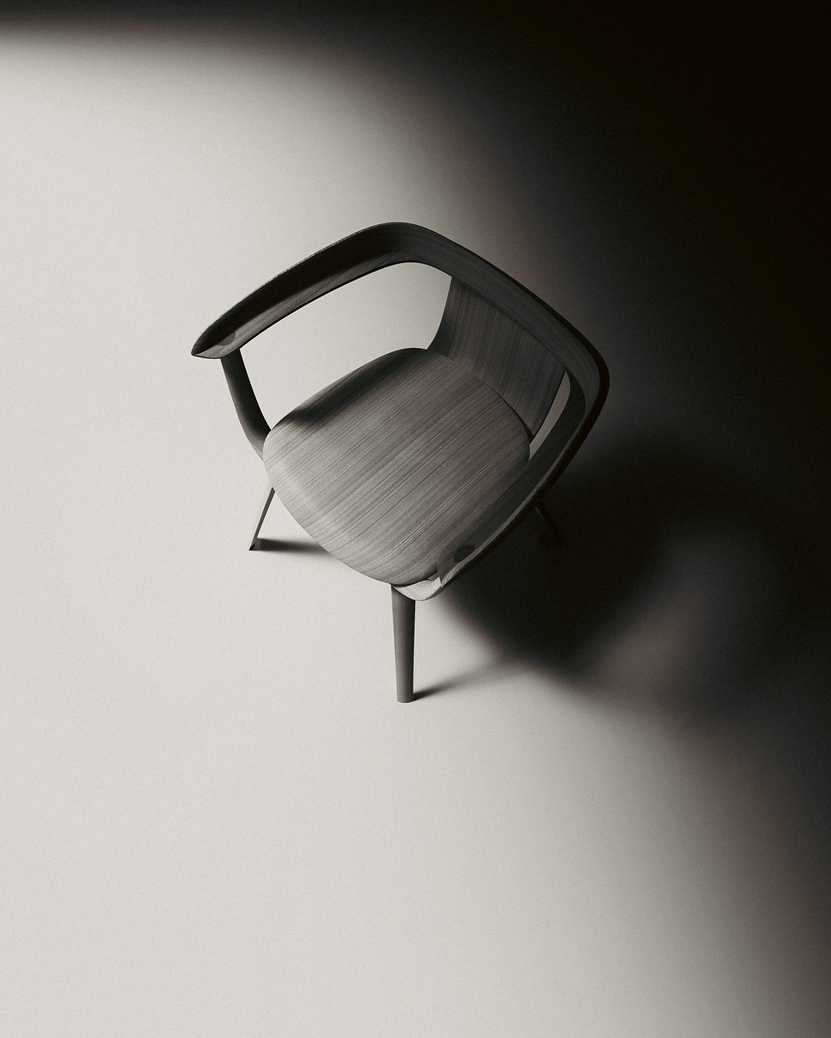 oak，Beech，Andreu World，chair，