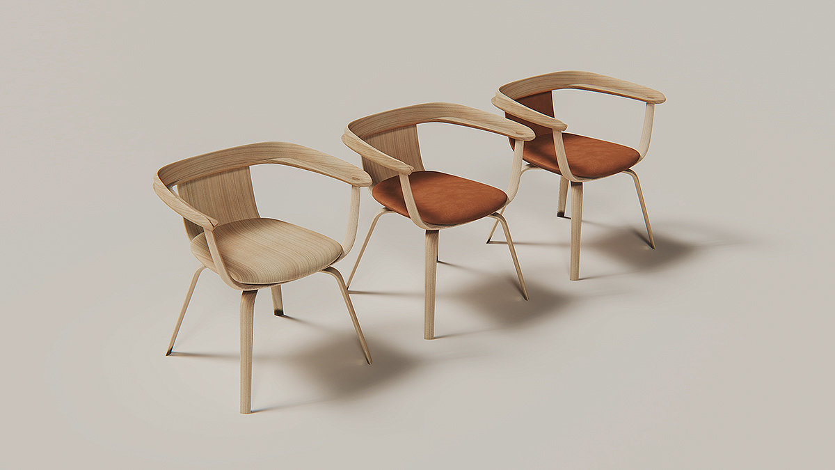 橡木，山毛榉，Andreu World，椅子，