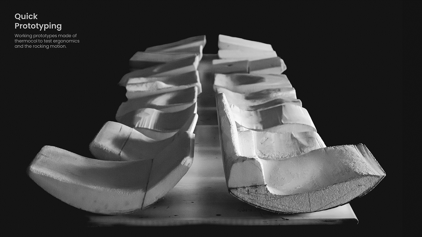 chair，furniture，product design，Rocking chair，Bean & Pea，