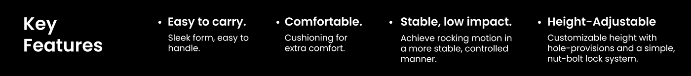 chair，furniture，product design，Rocking chair，Bean & Pea，