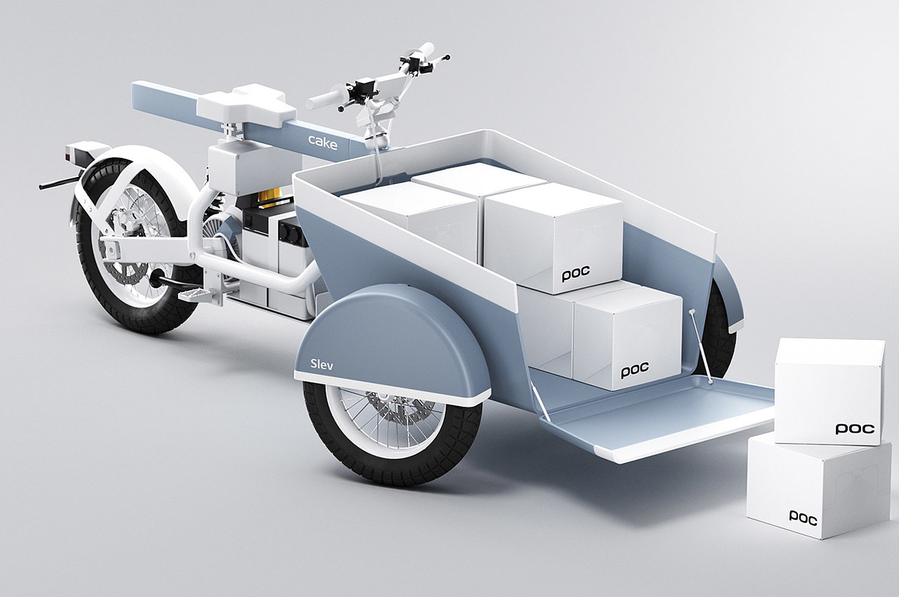 Tricycle，freight transport，industrial design，Electric bicycle，vehicle，CAKE，