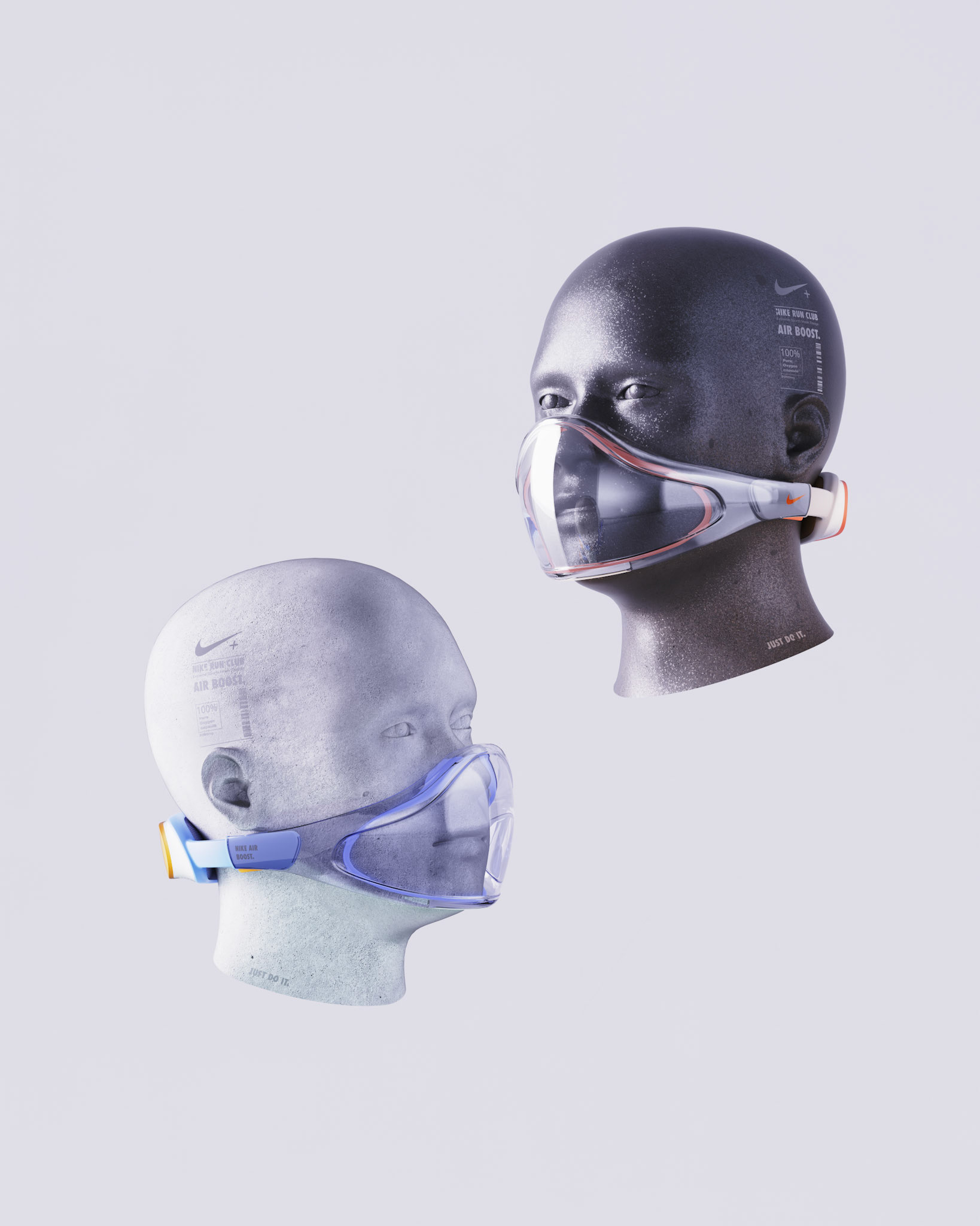 Mask，Mask，face shield，electronic mask，AIR_BOOST，nike，