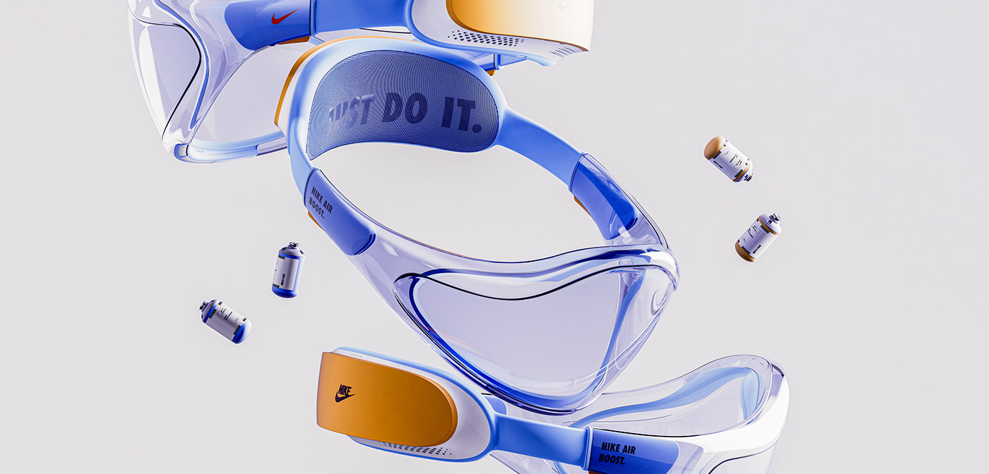 Mask，Mask，face shield，electronic mask，AIR_BOOST，nike，