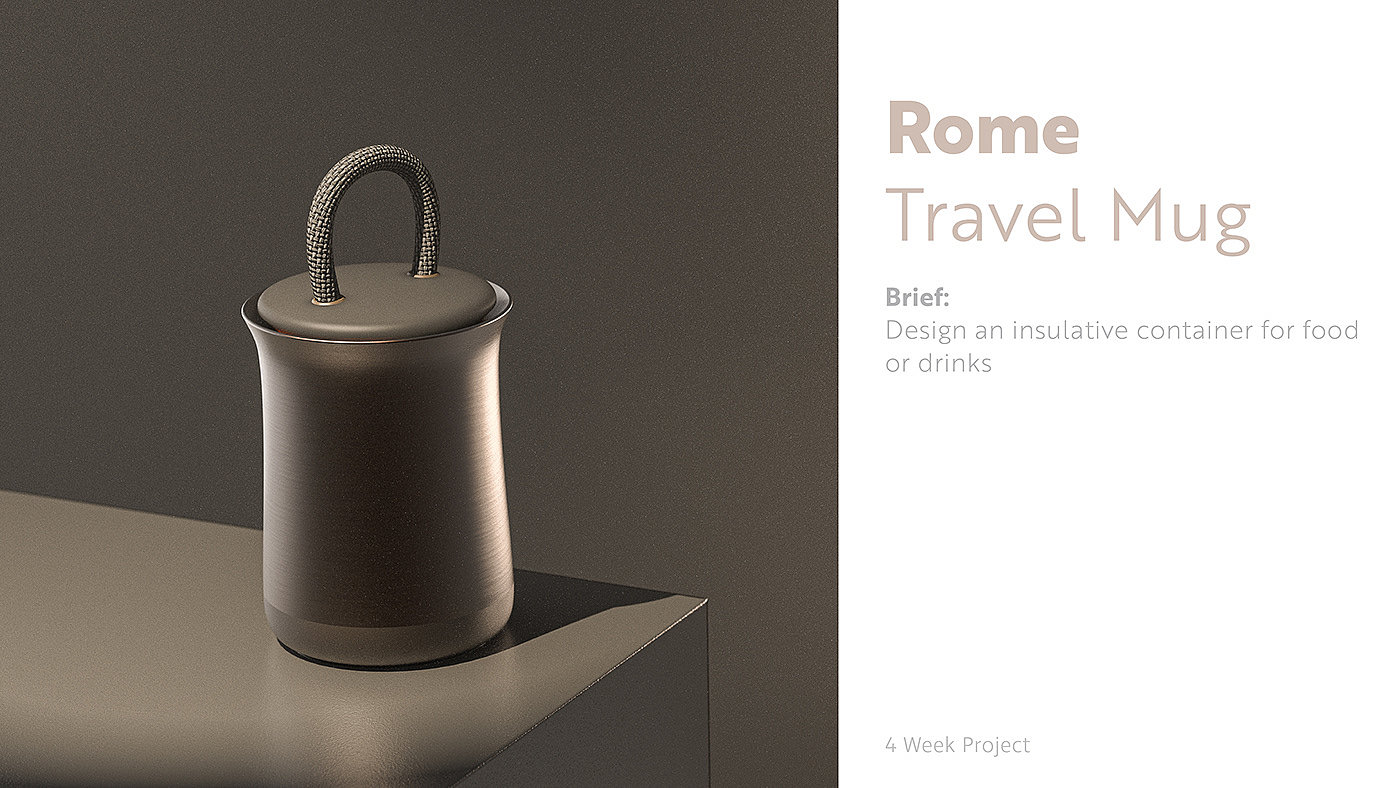 旅行杯，罗马旅行杯，马克杯，产品设计，家具用品，