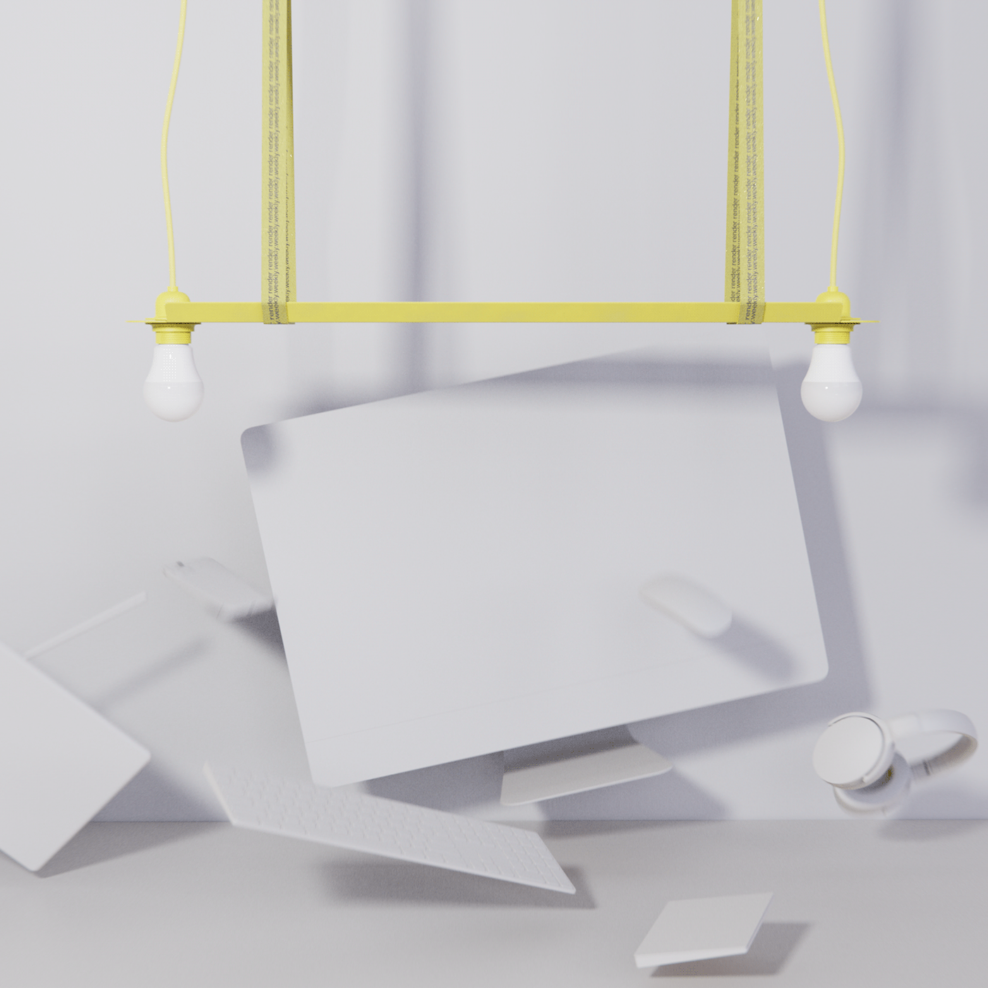 Interior design，product design，lamp，desktop，technology，Industrial sense，a chandelier，Receive，