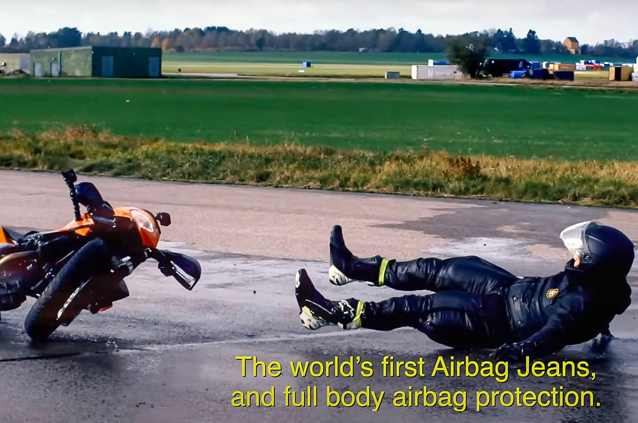 Safety air bag，motorcycle，Jeans，Airbag Jeans，