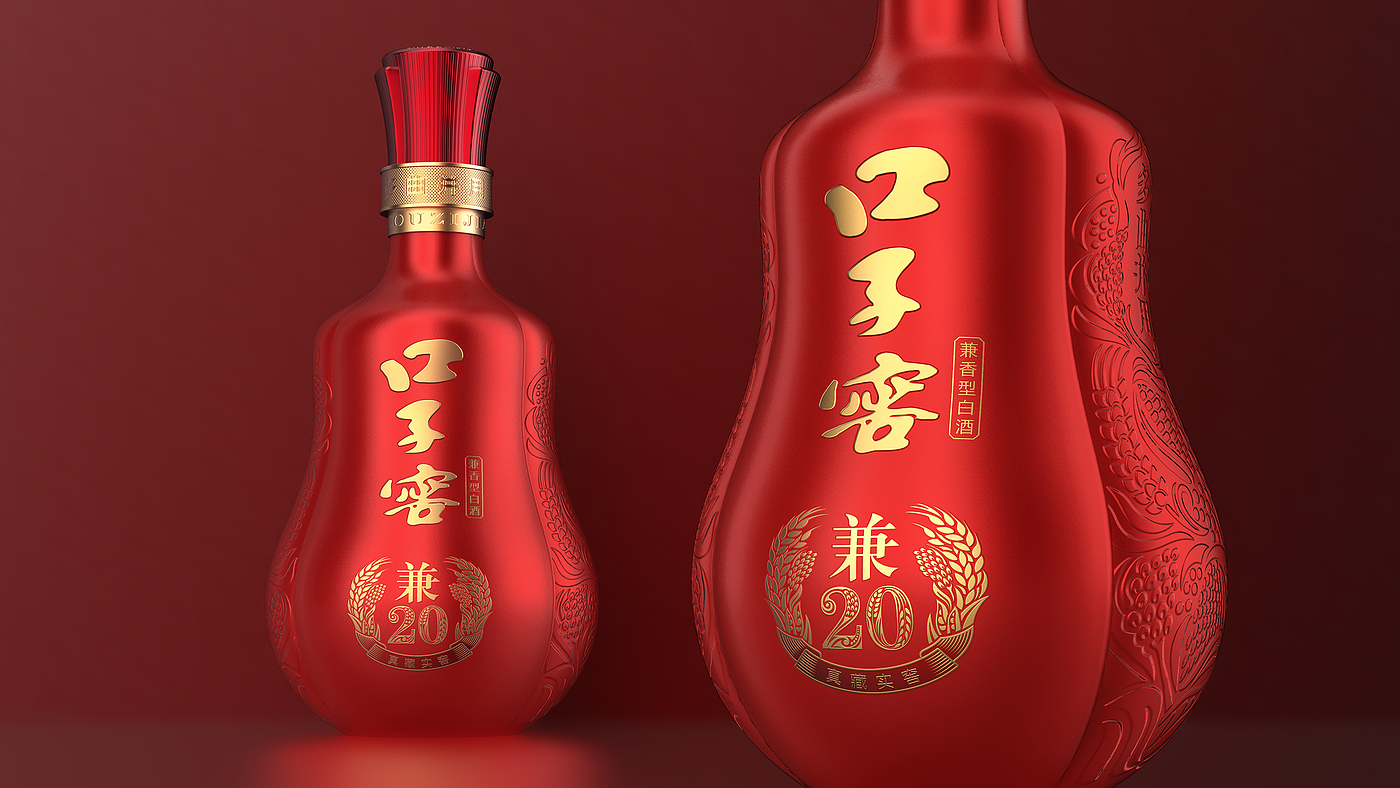 包装设计，白酒设计，中国红，色彩美学，