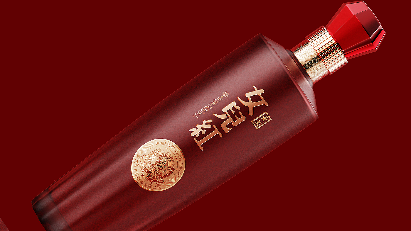 packing design，Baijiu design，Chinese Red，color aesthetics，