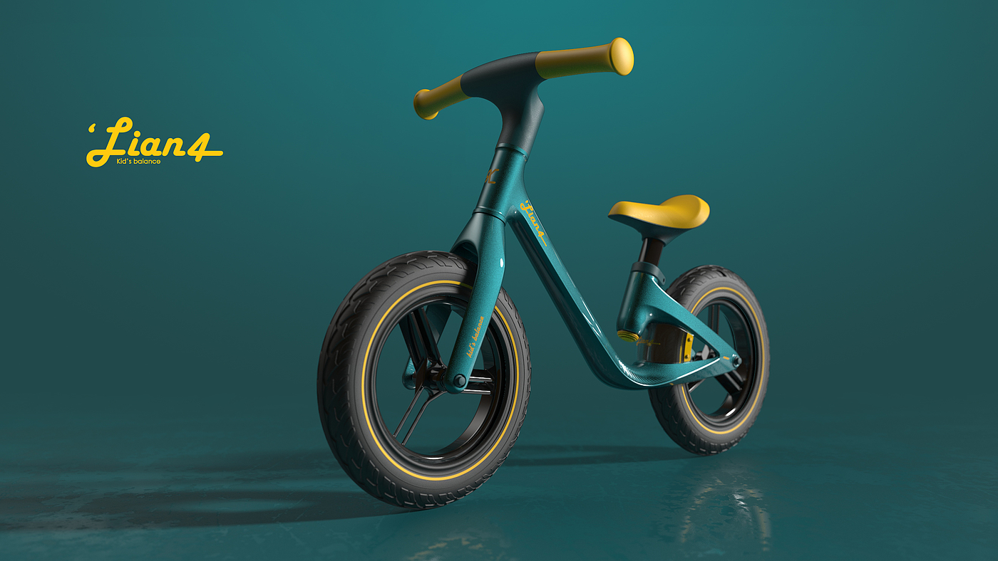 Children bicycle，Children's balance car，Appearance design，Structural design，