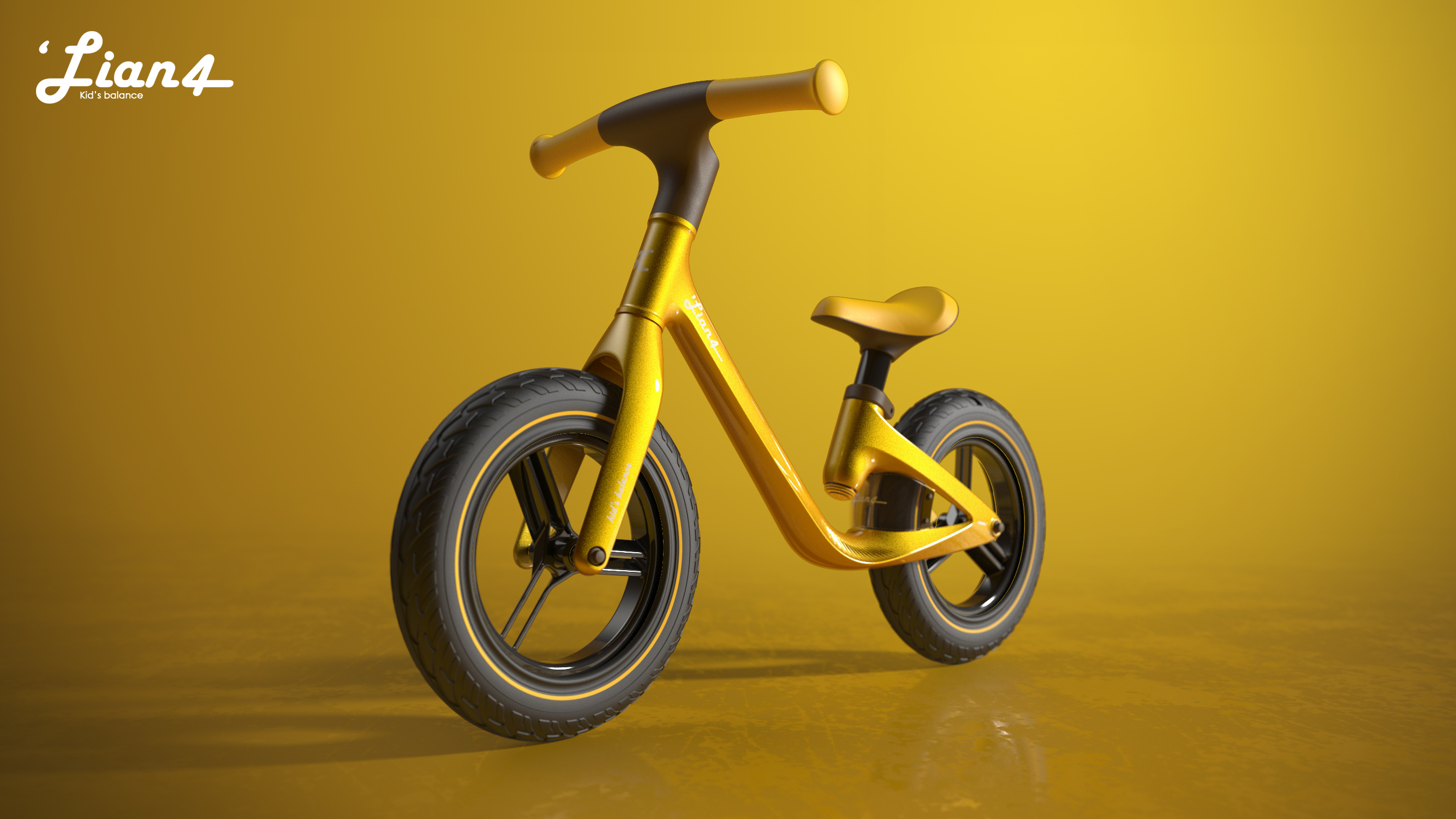 Children bicycle，Children's balance car，Appearance design，Structural design，
