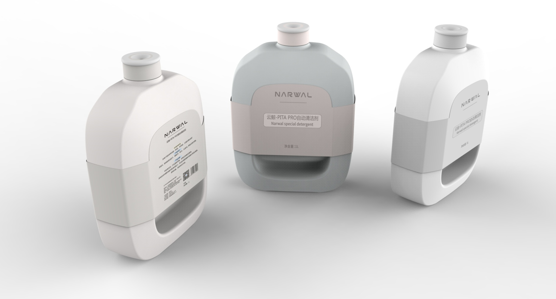 White goods，Bottle design，Cloud whale，
