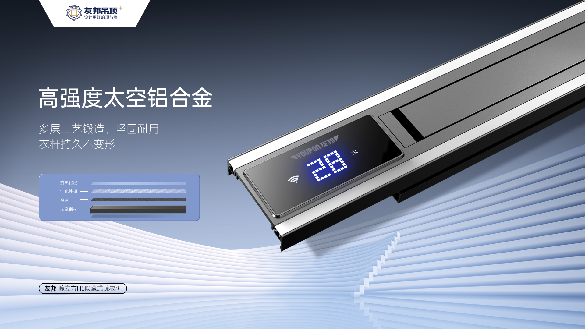 Super narrow hidden, 4 times drying，