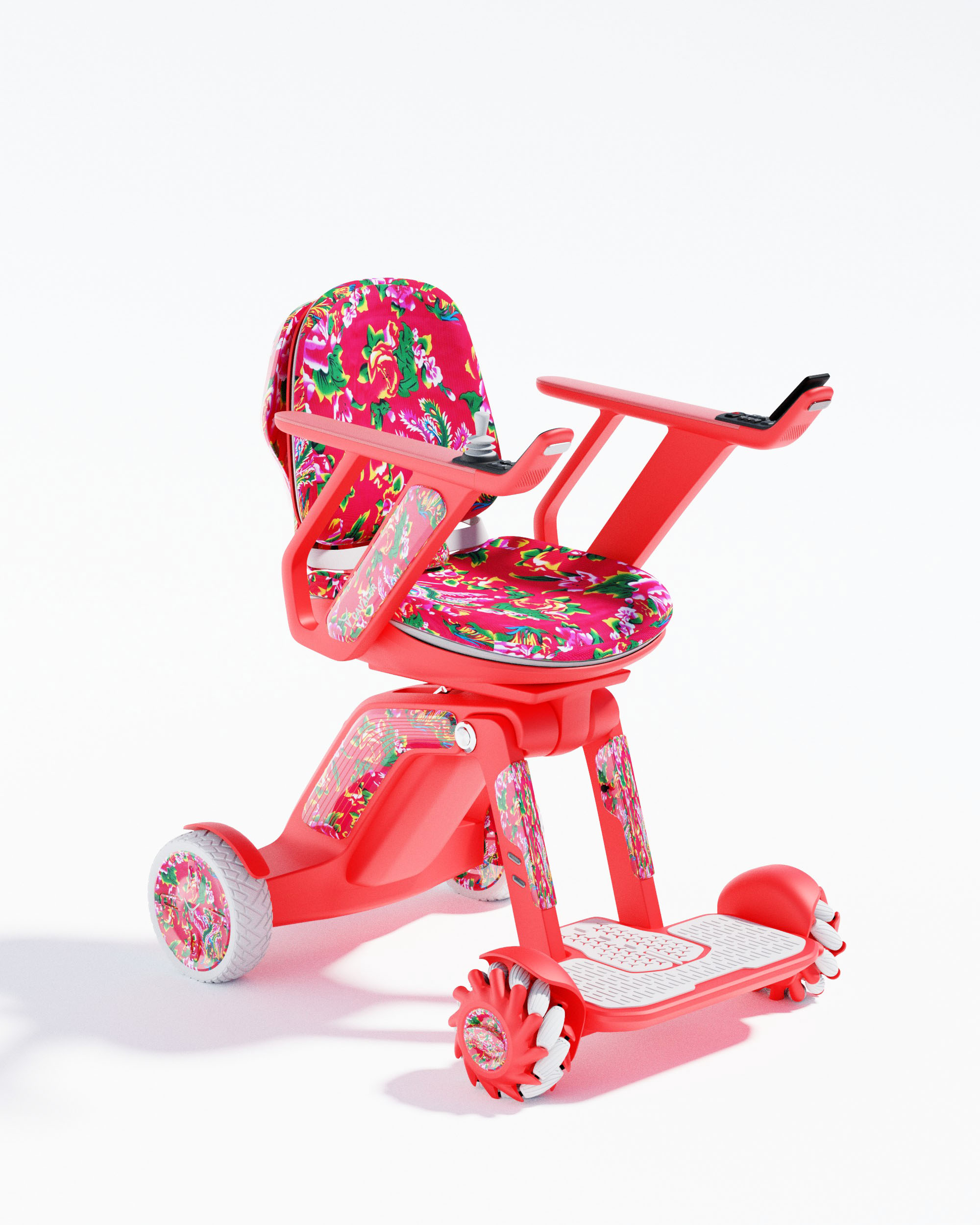 Electric wheelchair，Intelligent travel，Electric vehicle，old age，Elderly products，Creative design，innovate，