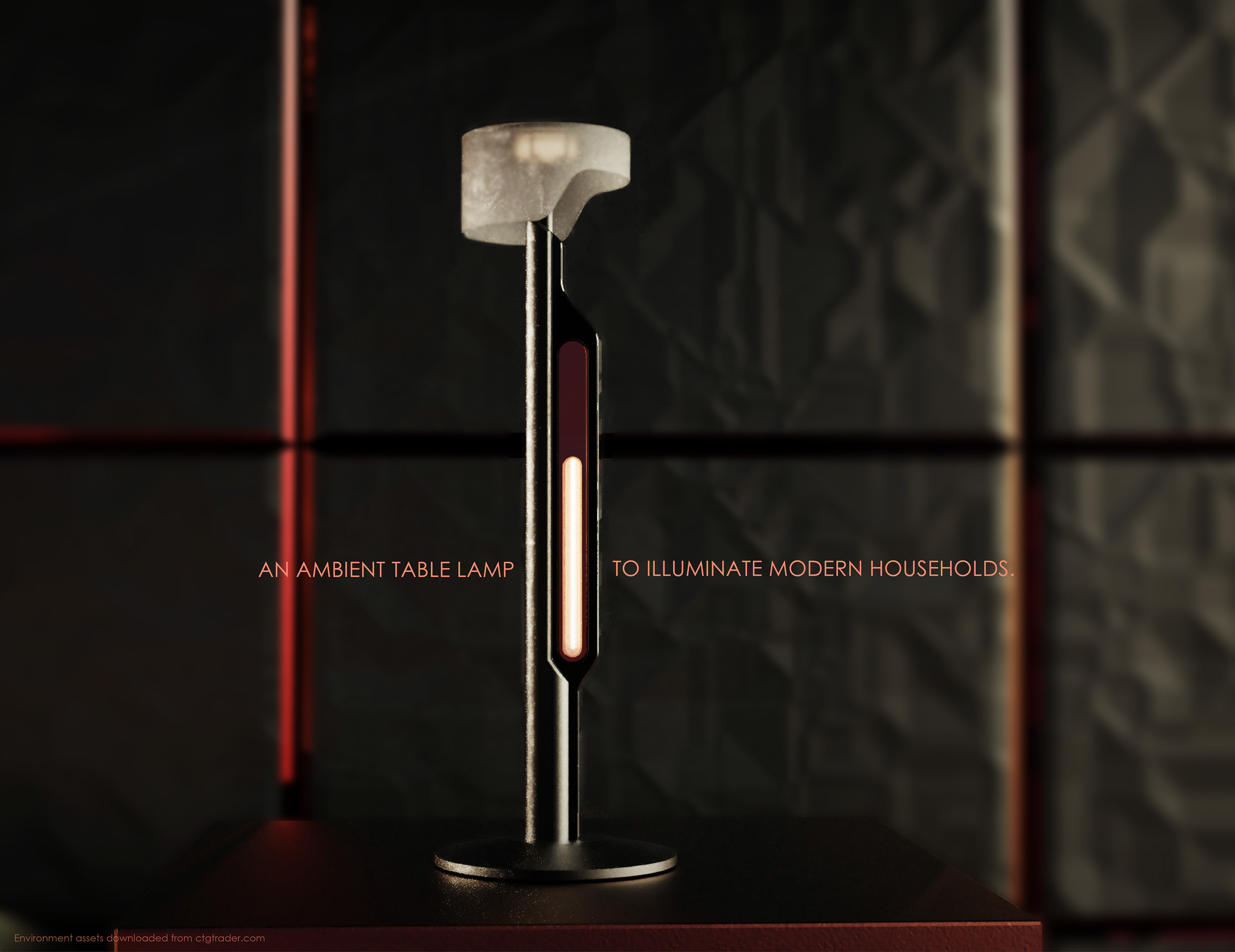 lamp，furniture，Desk lamp，Purusa，