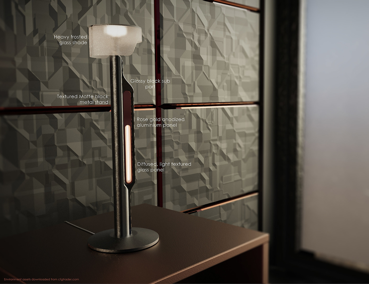 lamp，furniture，Desk lamp，Purusa，