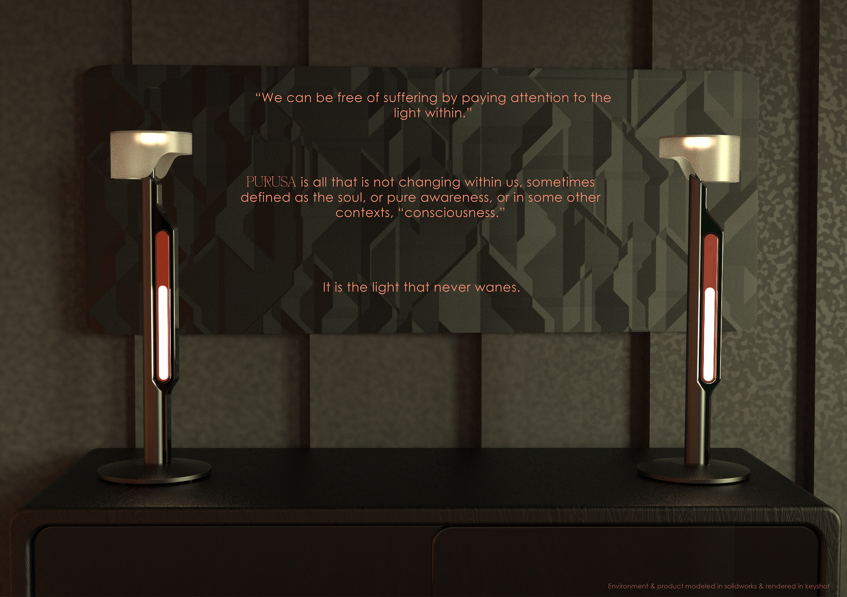 lamp，furniture，Desk lamp，Purusa，