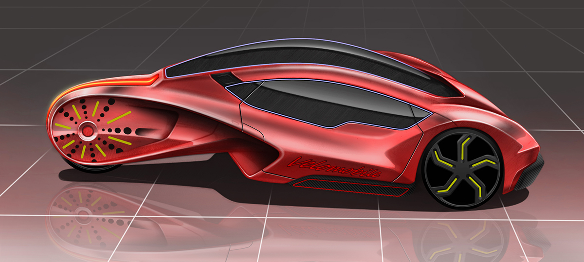 Hand drawn，automobile，Sketch，