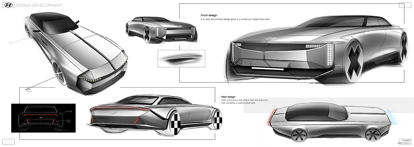modern，automobile，conceptual design，hyundai，