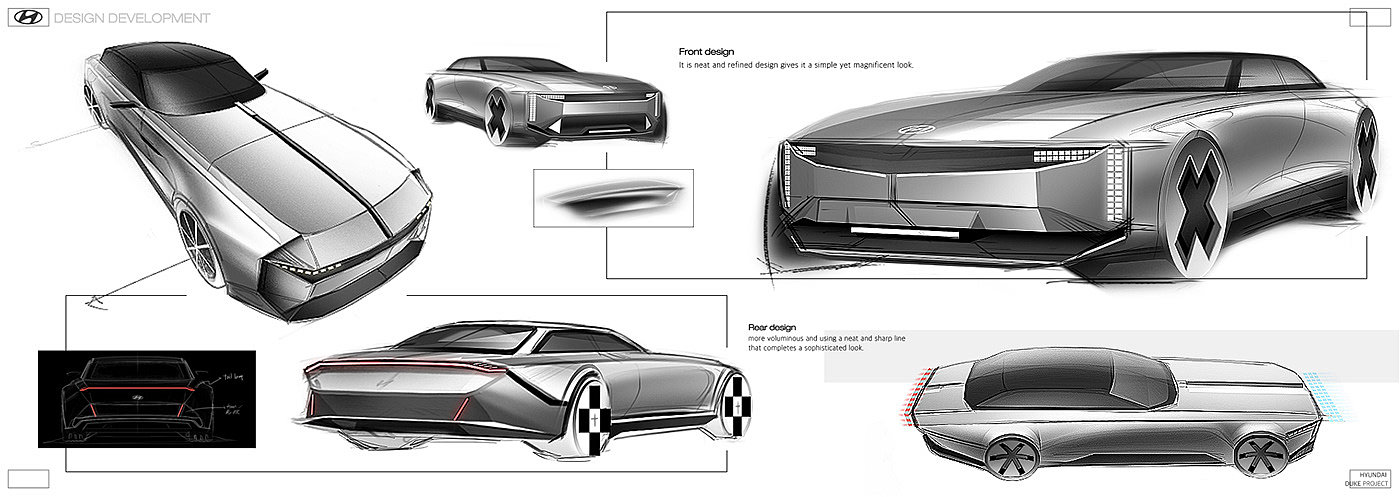 modern，automobile，conceptual design，hyundai，