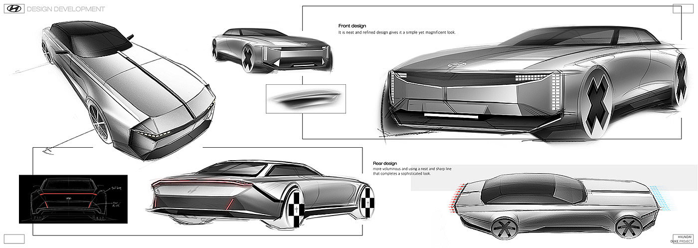 现代，汽车，概念设计，hyundai，
