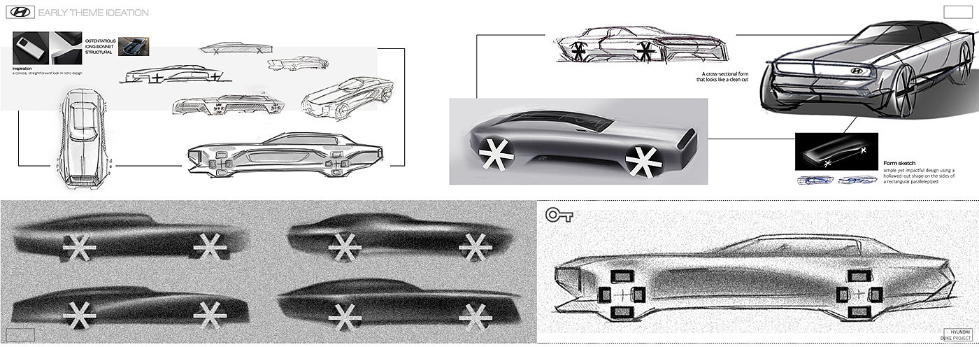 modern，automobile，conceptual design，hyundai，