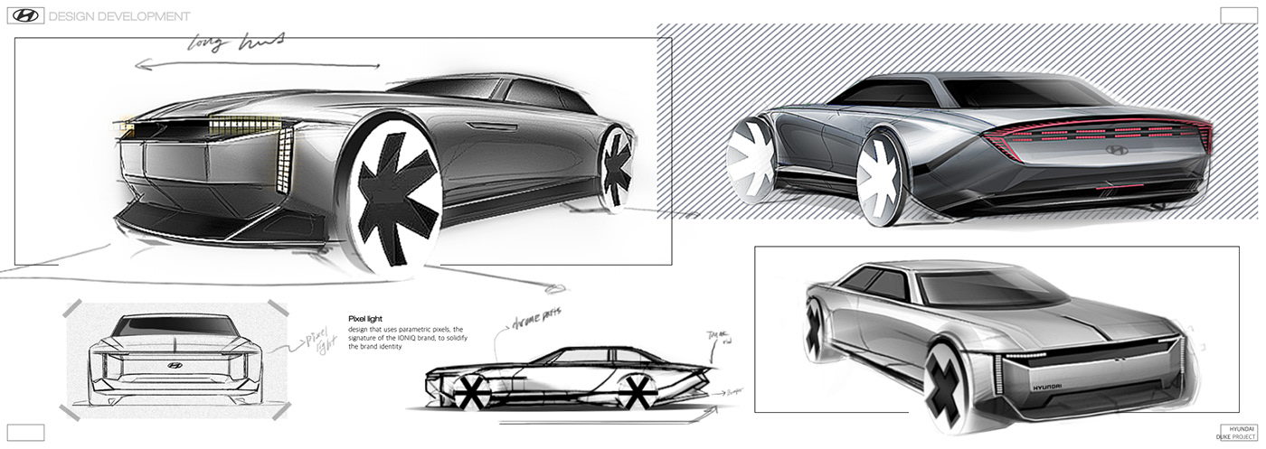 modern，automobile，conceptual design，hyundai，