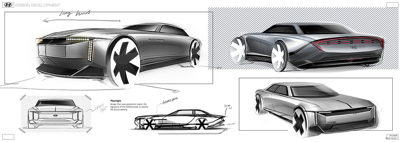 现代，汽车，概念设计，hyundai，