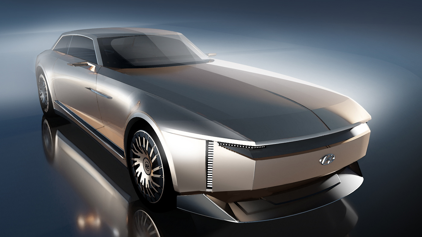 modern，automobile，conceptual design，hyundai，