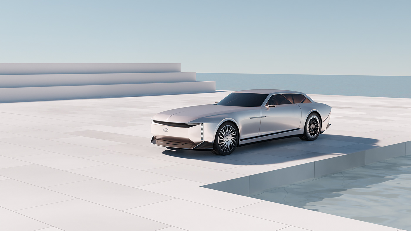 modern，automobile，conceptual design，hyundai，