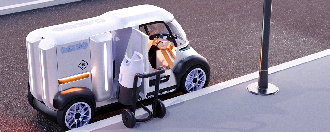 GASGO，Motor transport vehicles，vehicle，Tool car，