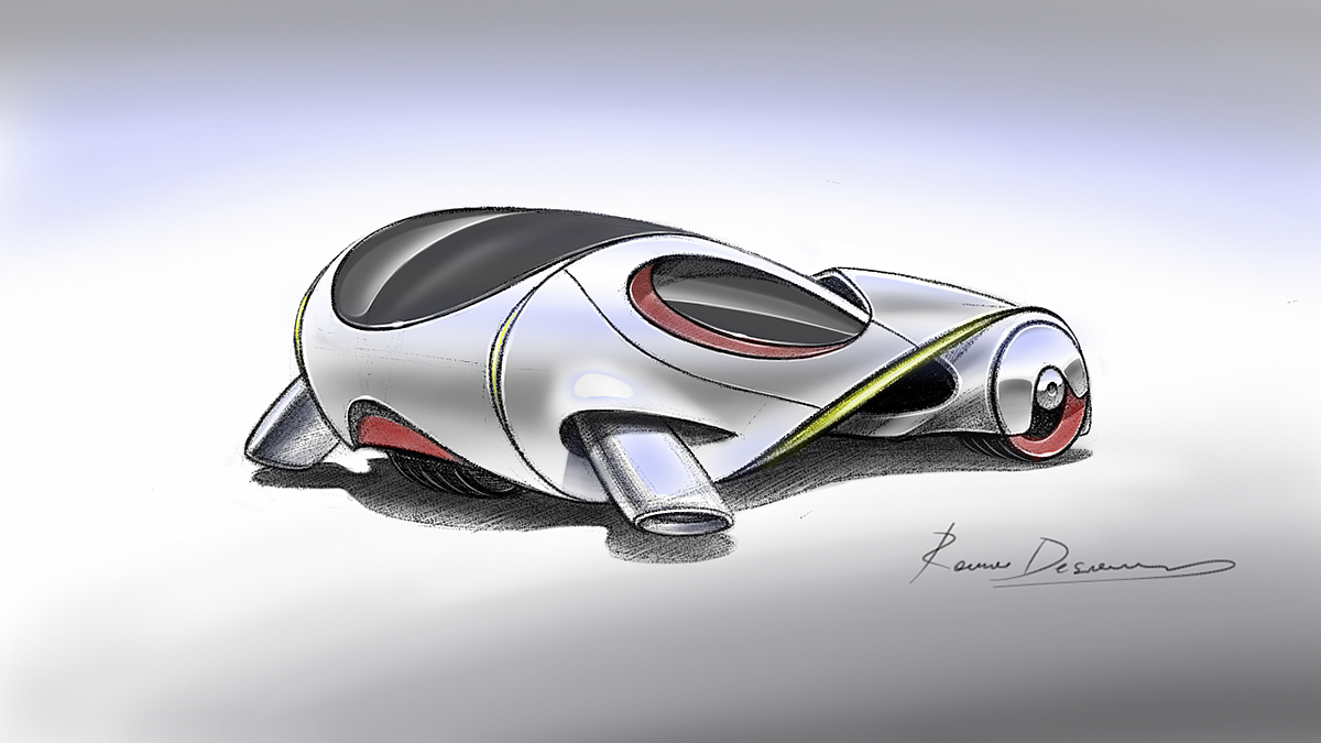 Hand drawn，automobile，Sketch，