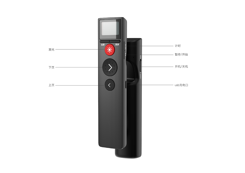 Laser Flip Pen-Appearance Design，