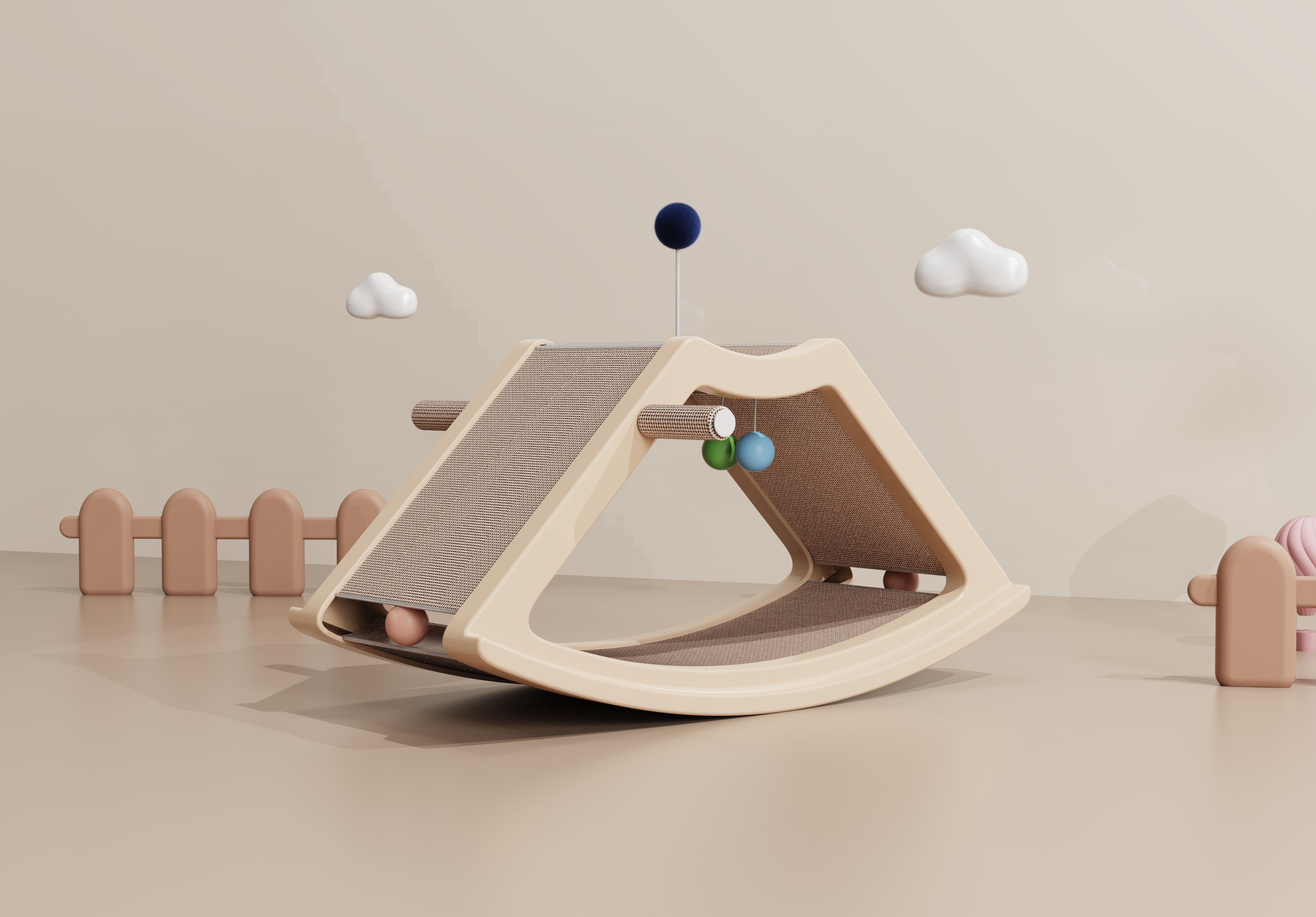 Cat scratch board，Pet toys，Cat toys，