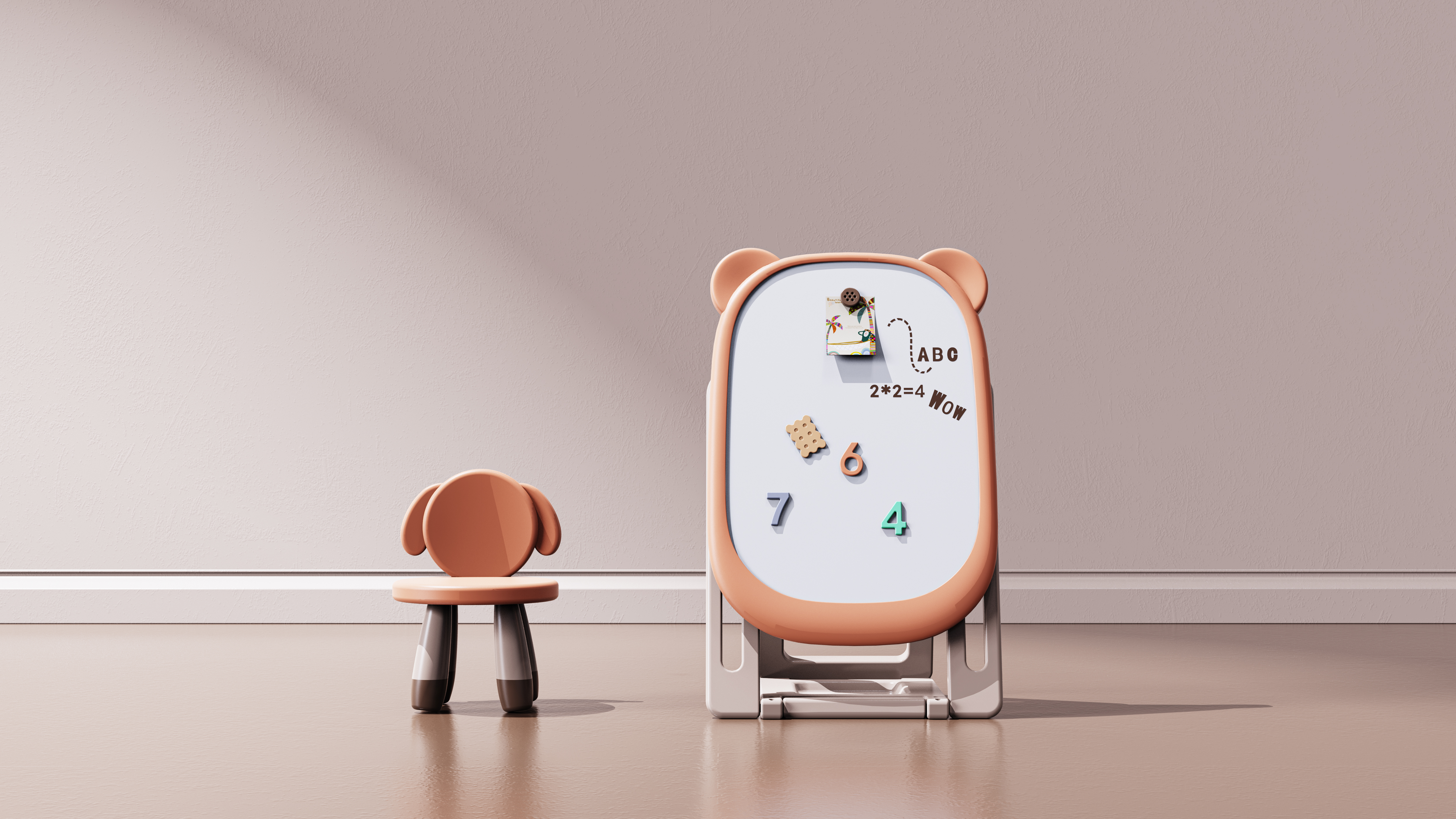 Drawing board，children，stool，