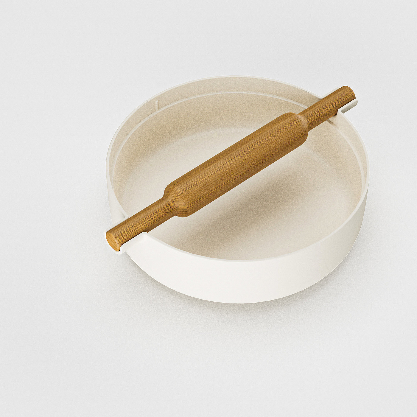 rolling pin，Ceramic bowl，product design，Appearance design，delicate，