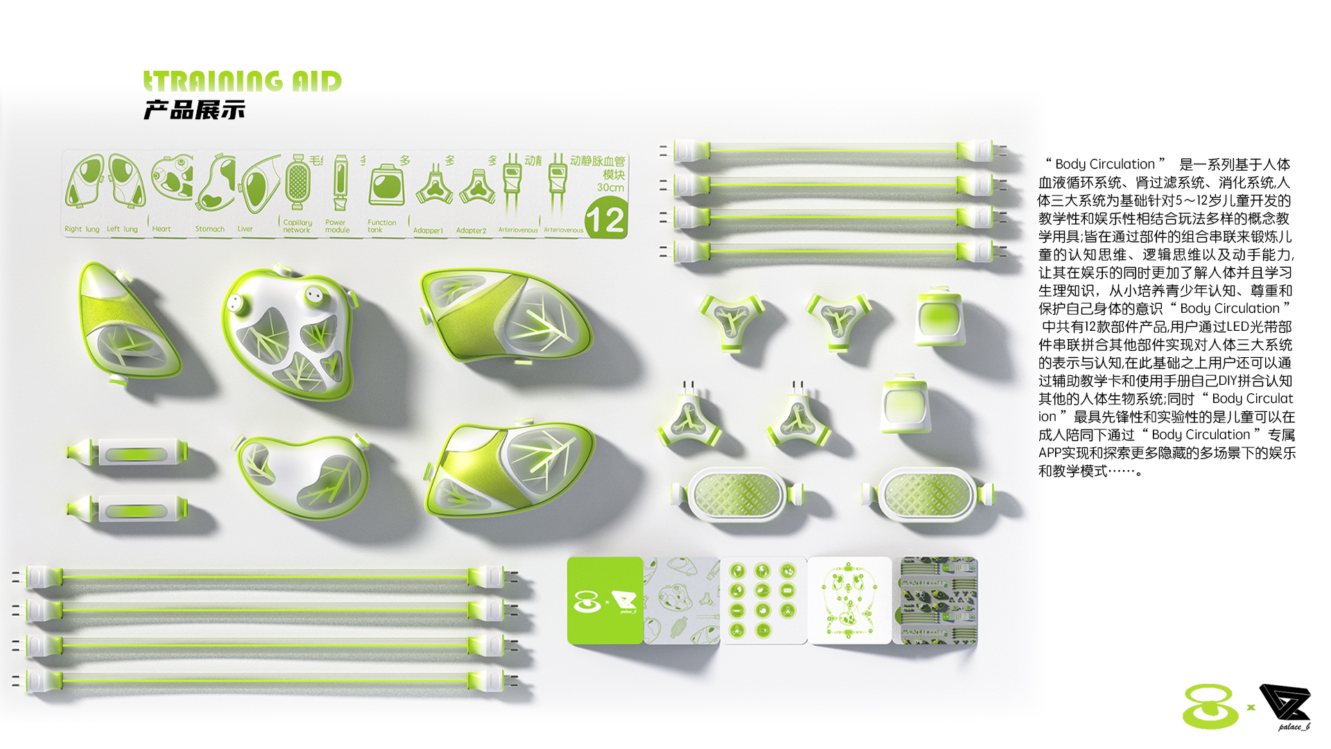 innovate，ui，interactive，human body，biology，New concept teaching aid，Interaction design，Teaching toys，