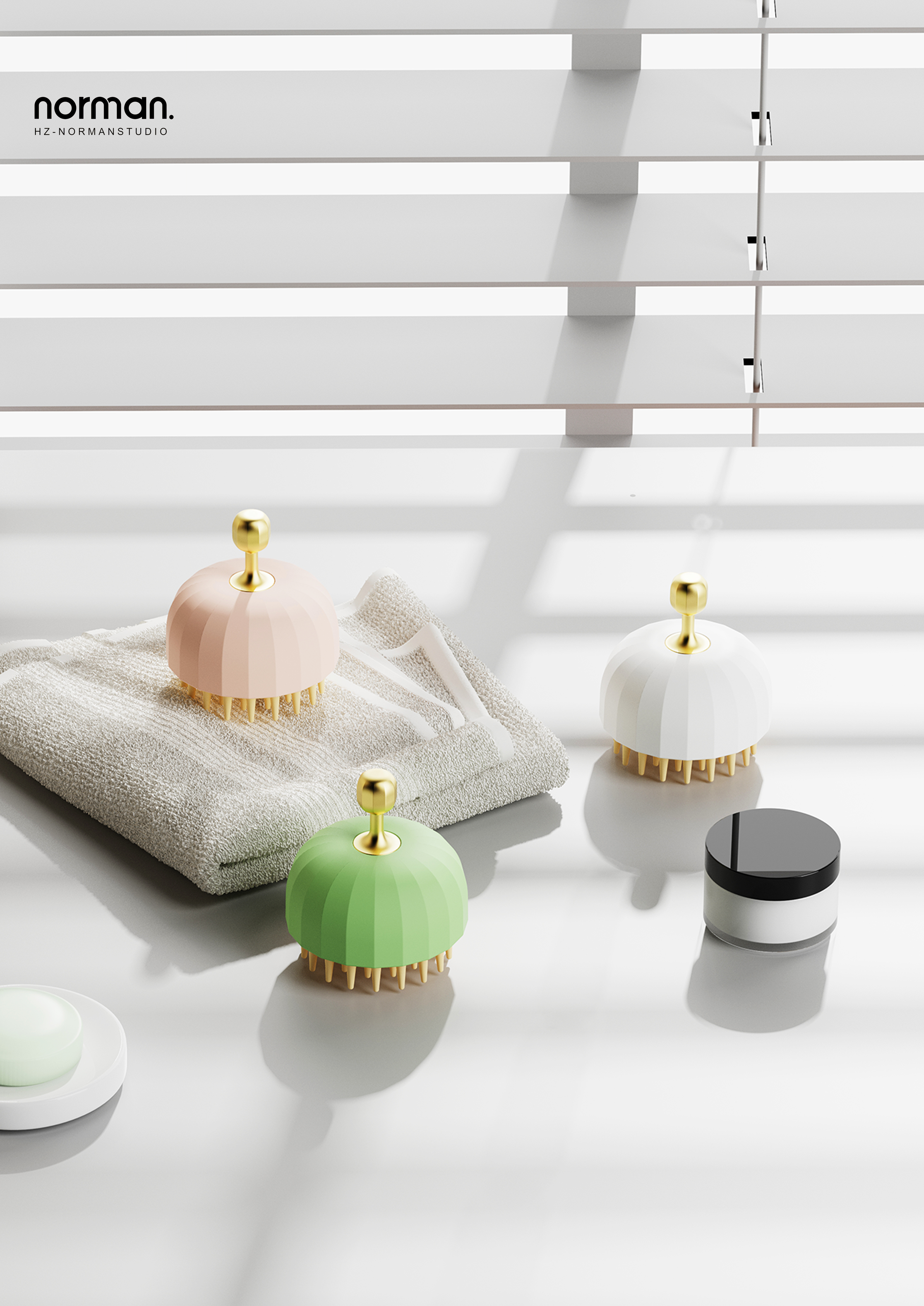 Shampoo brush，Cactus，