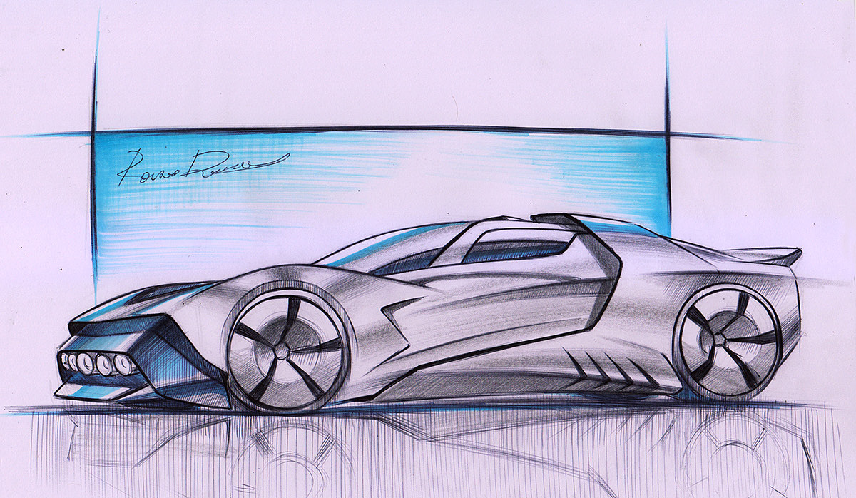 automobile，aircraft，marker pen，Hand drawn，