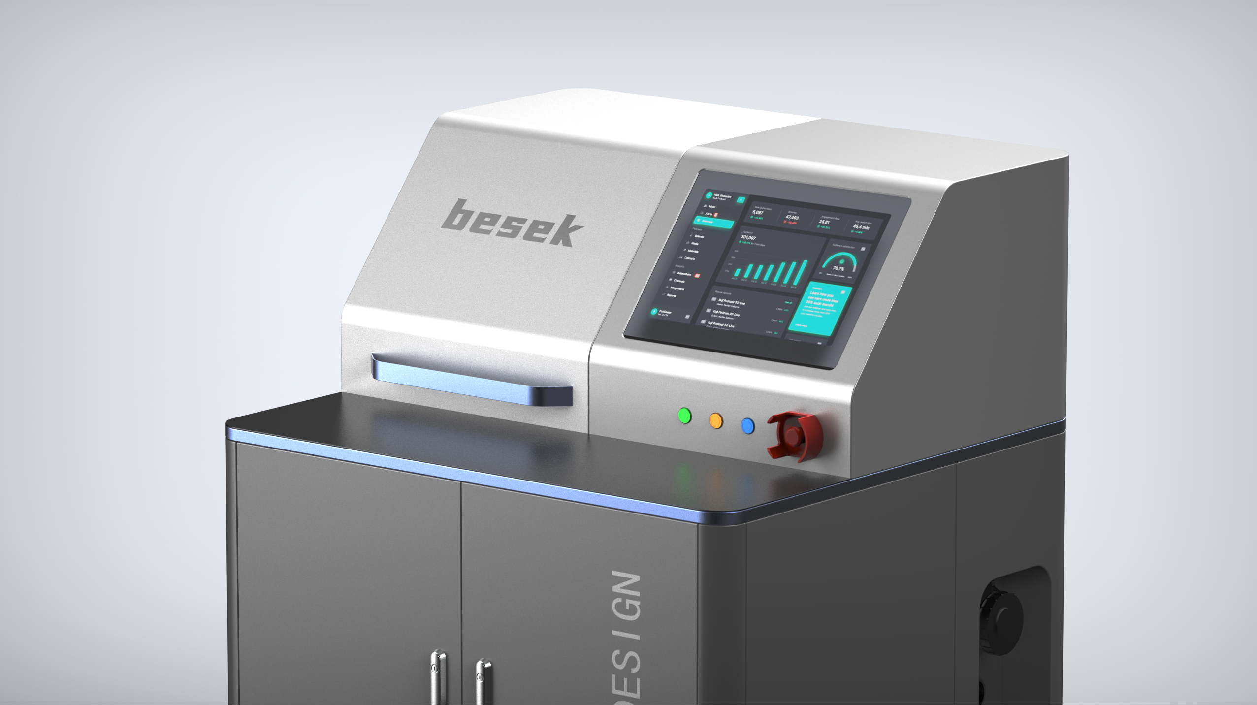 Console，Purifier control cabinet，Electric cabinet，Equipment appearance，Instruments and equipment，Besek design，mechanical equipment，Control cabinet，