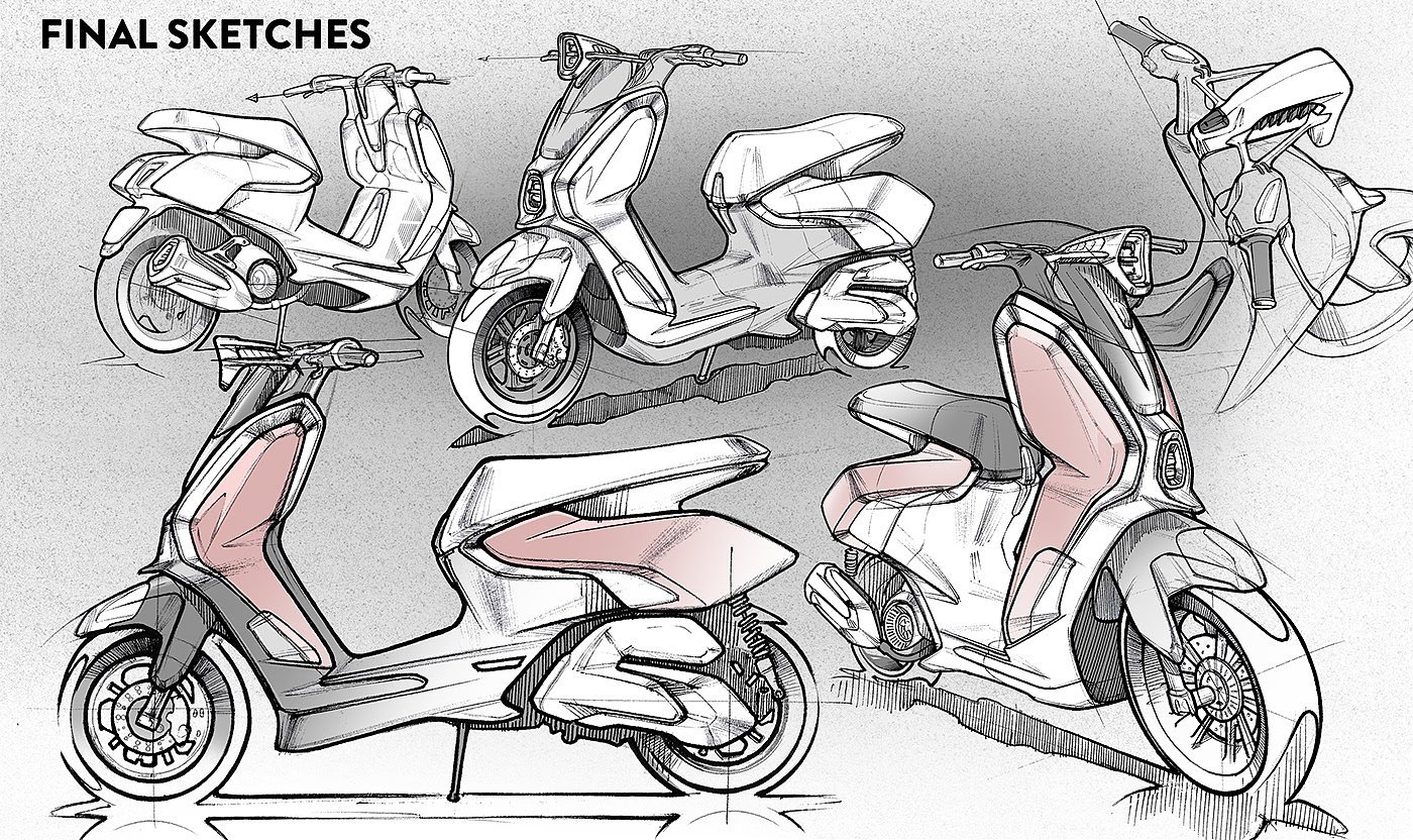 Electric vehicle，Appearance design，product design，delicate，Electric motorcycle，