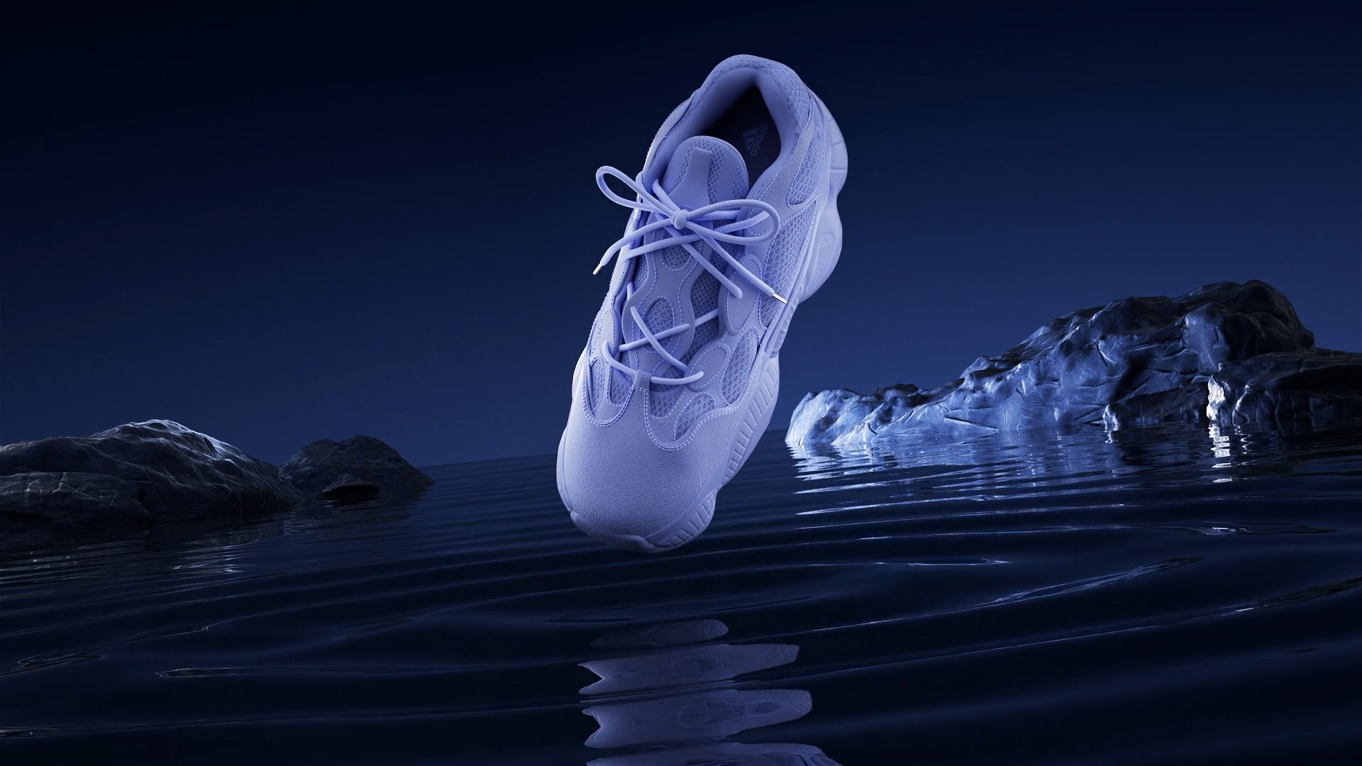 C4D animation，c4d，OC rendering，Adidas，Shoe animation，