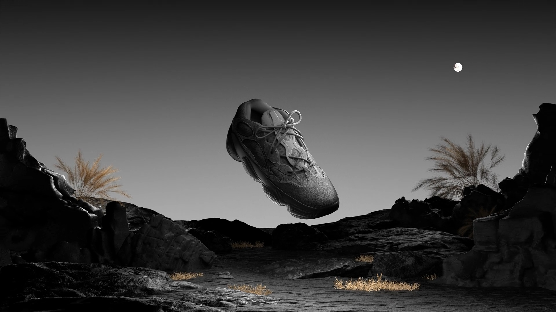 C4D animation，c4d，OC rendering，Adidas，Shoe animation，