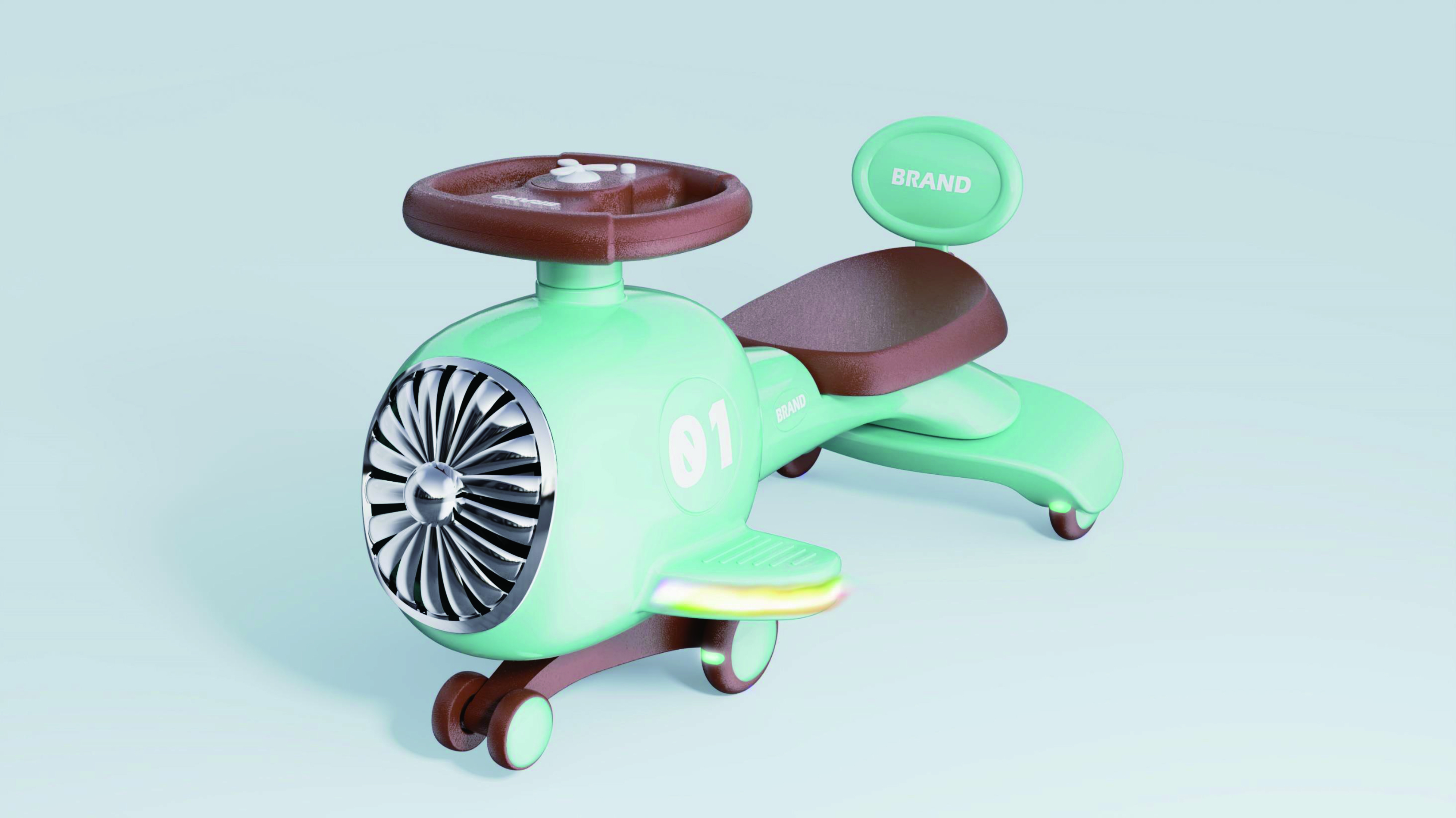 swing car，Swing car，children，Mother and baby，