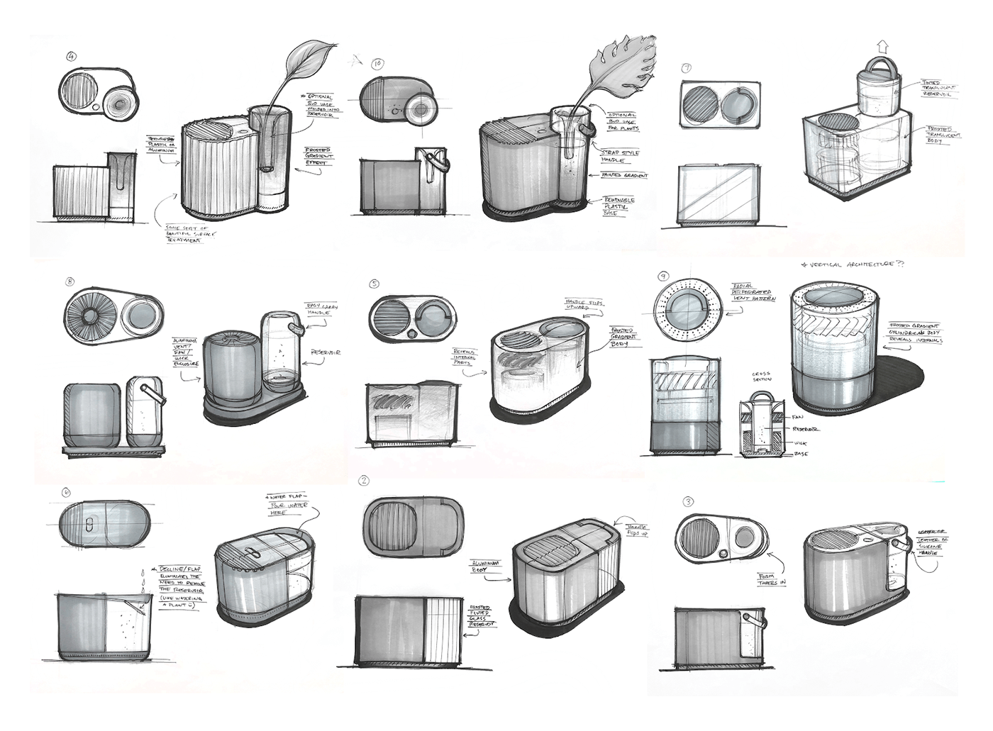 canopy，Humidifier，product design，Appearance design，
