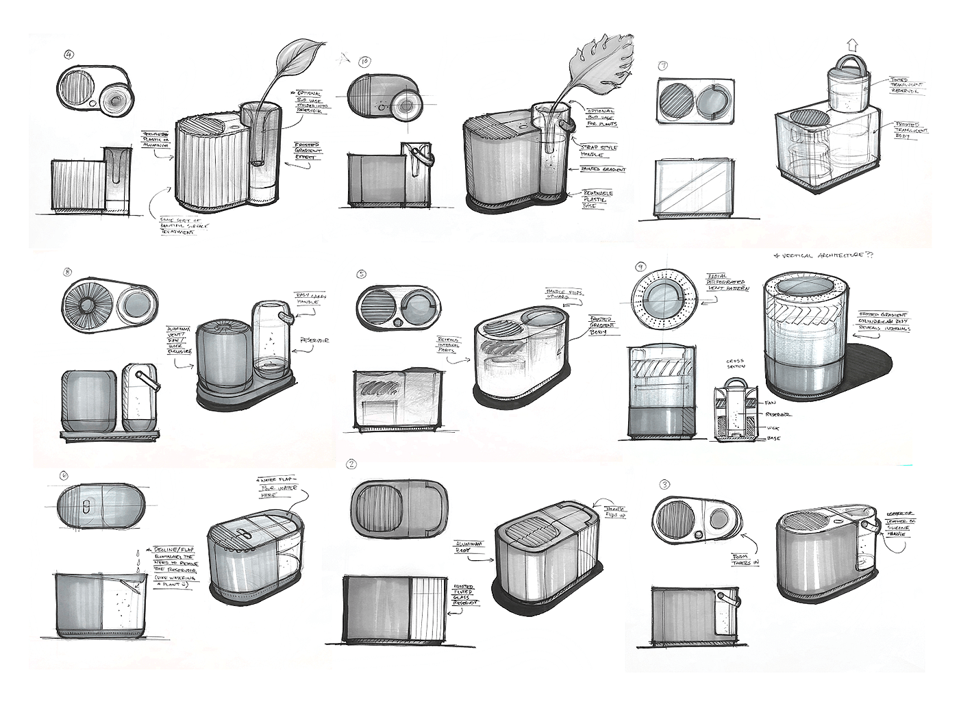 canopy，Humidifier，product design，Appearance design，