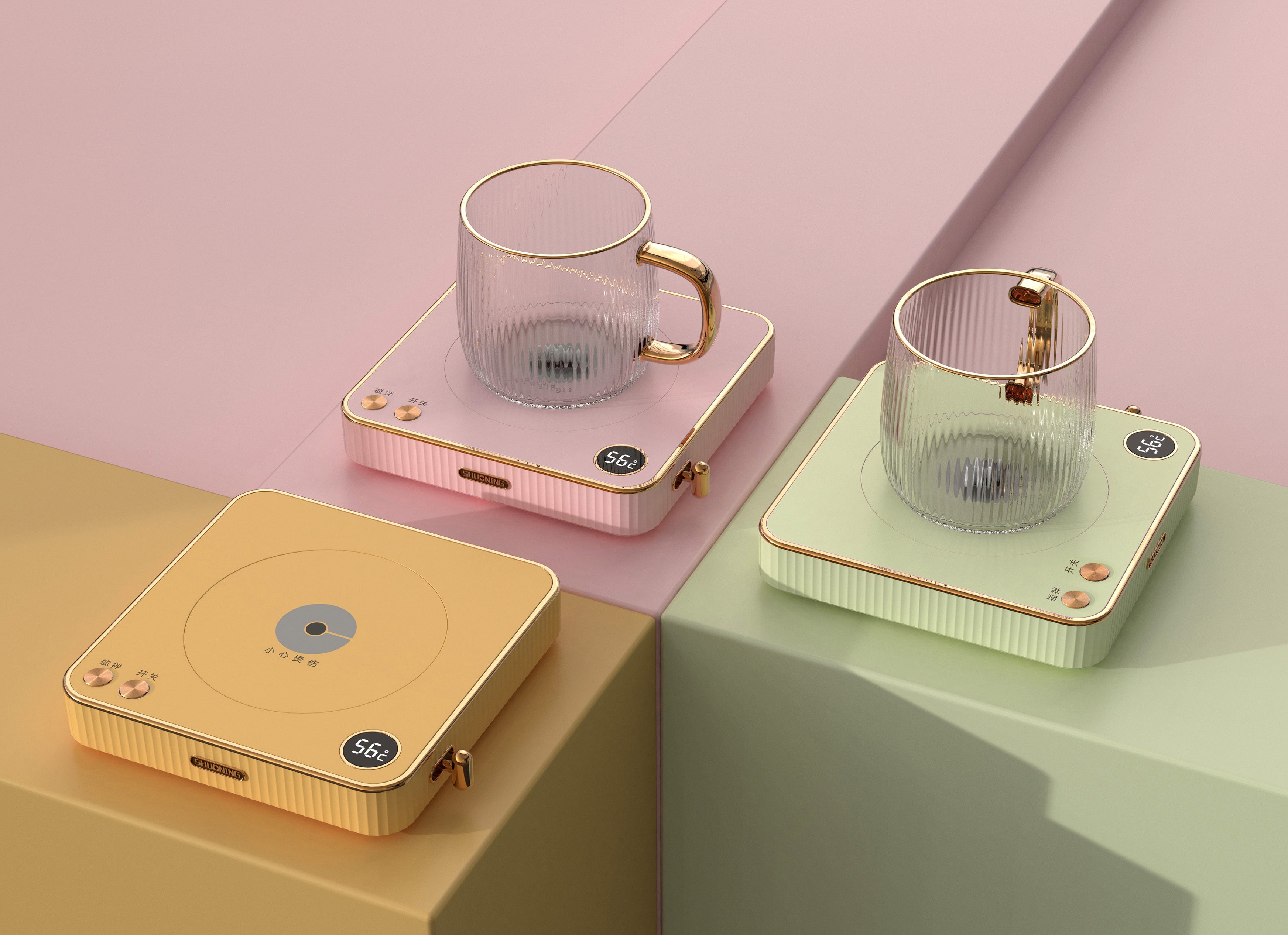 Constant coasters, warm coasters，