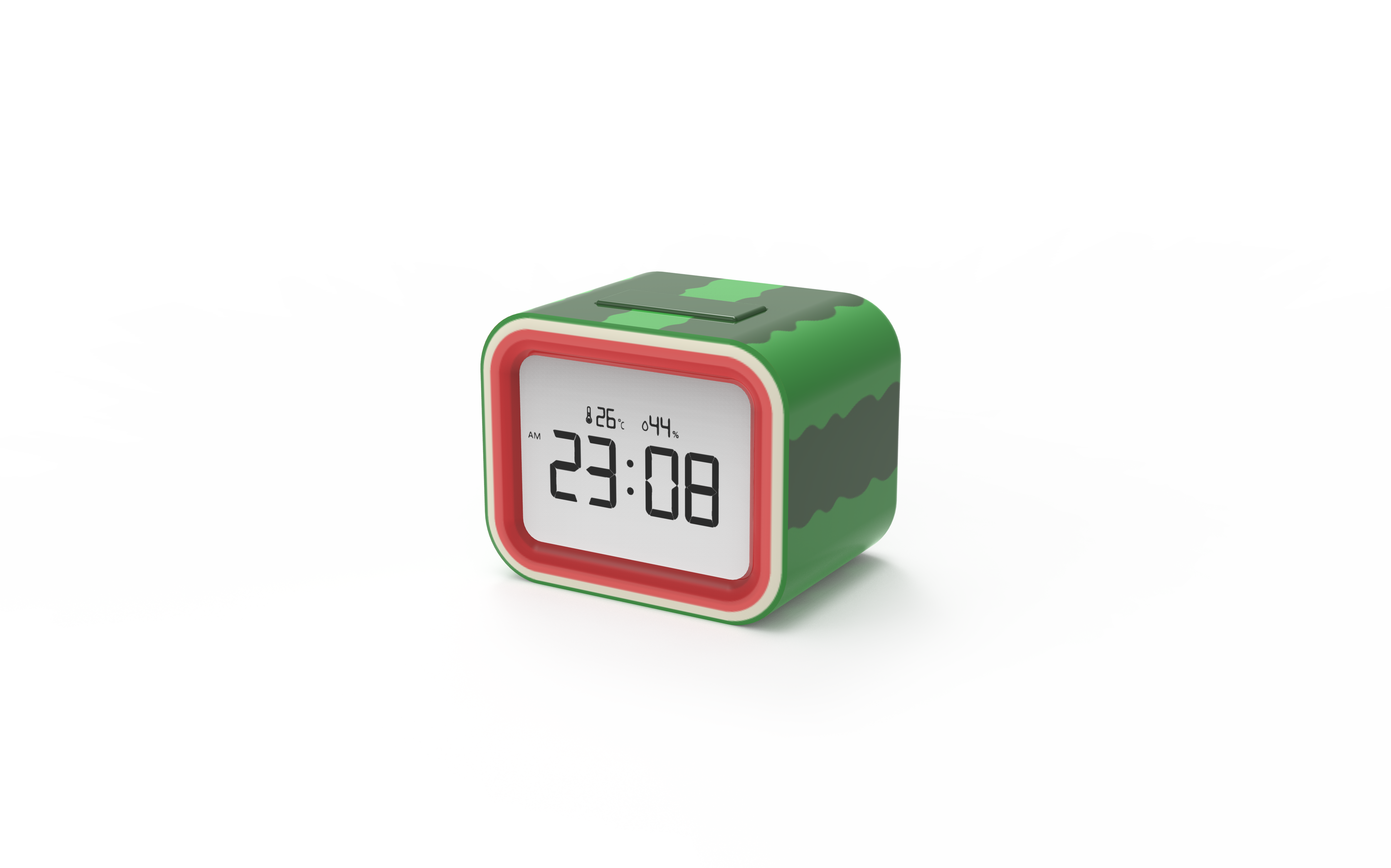 Fruits，alarm clock，